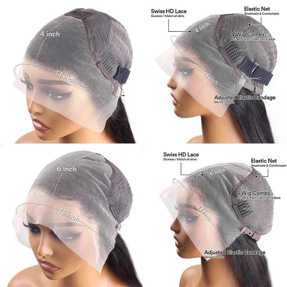 30 Inch Highlight Wig Human Hair Body Wave 13x4 Lace Front Wig Brazilian 613 Colored 13x6 Hd Lace Frontal Wigs For Black Women
