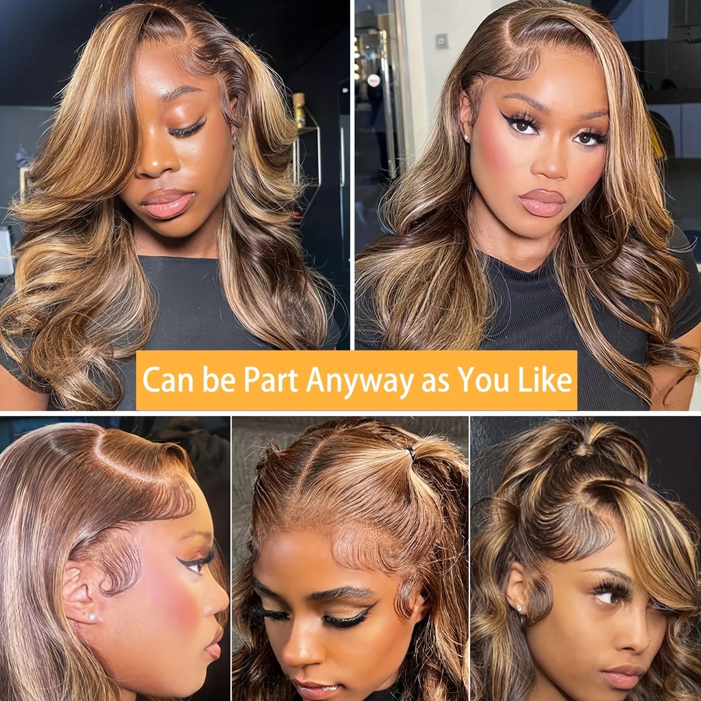30 Inch Highlight Wig Human Hair Body Wave 13x4 Lace Front Wig Brazilian 613 Colored 13x6 Hd Lace Frontal Wigs For Black Women