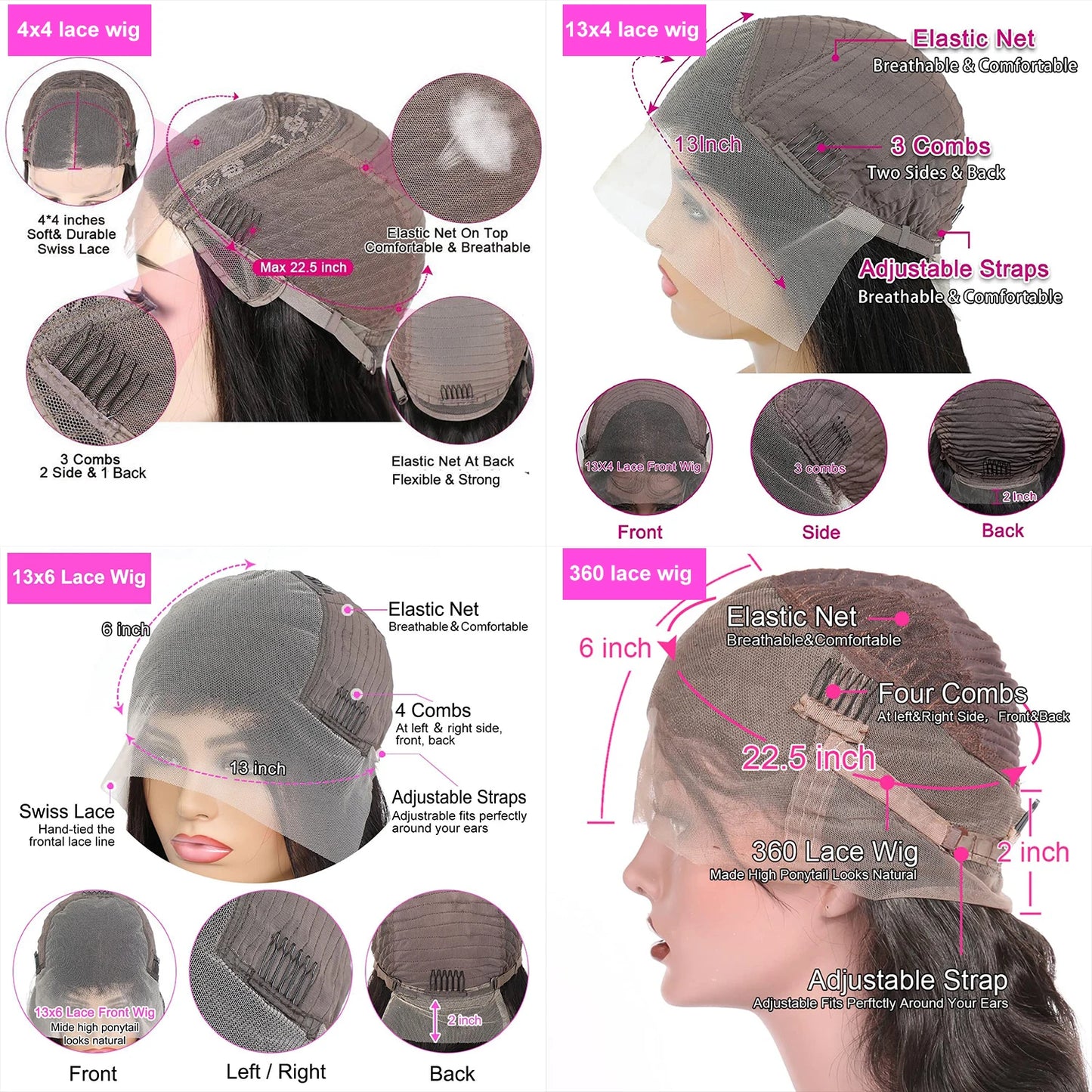 Brazilian Human Hair Body Wave Wig With Baby Hair Pre Plucked Bleached Knots Bling Hair Remy 13x6 Transparent Lace Frontal Wig